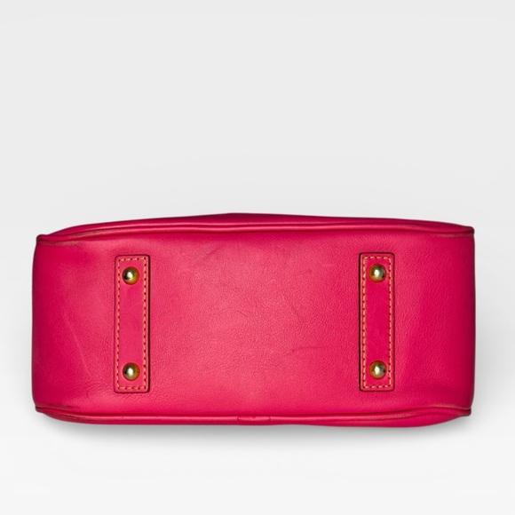 Dooney & Bourke Florentine Small Hobo Fuchsia Pink Leather - Picture 6 of 11